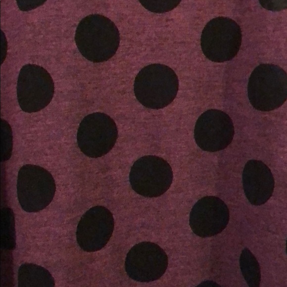 Forever 21 purple and black polka dot tank - Picture 2 of 3